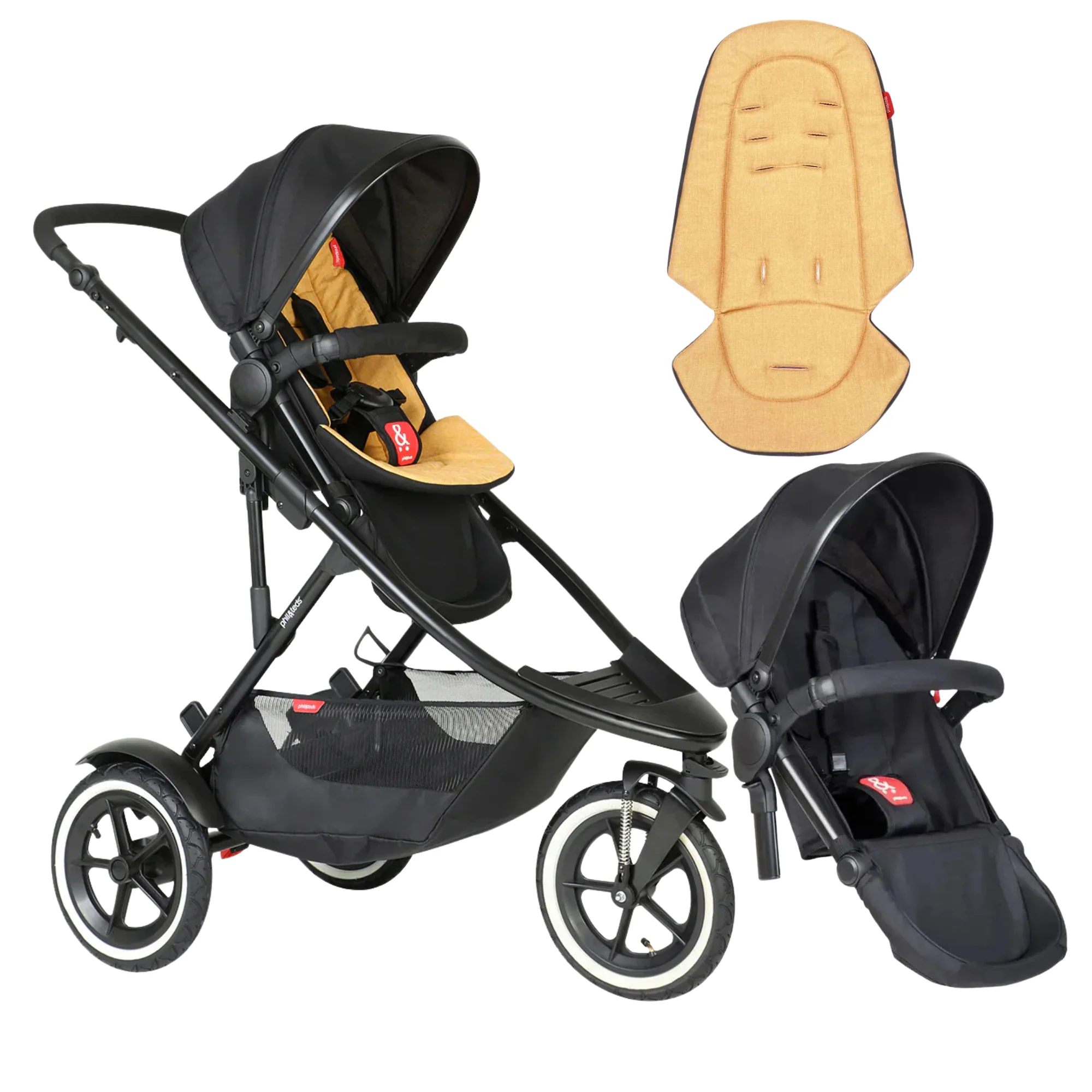 Phil&Teds sport verso sporty & modular inline DOUBLE Stroller - Image 61