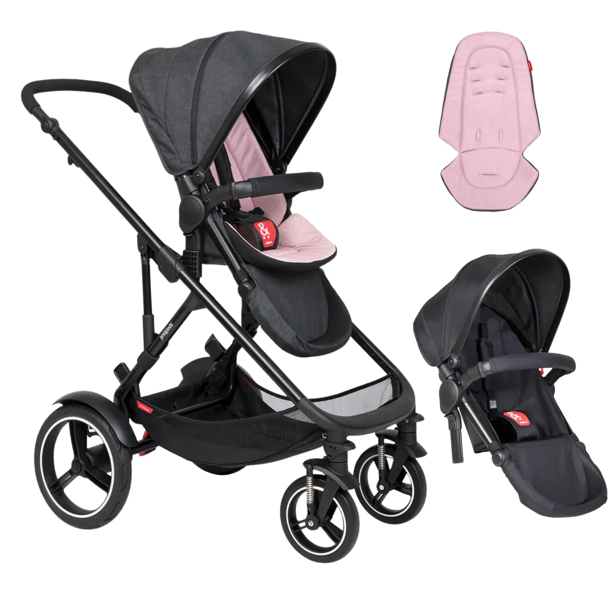 Phil&Teds Voyager modular 4-wheeler DOUBLE Stroller - Image 28