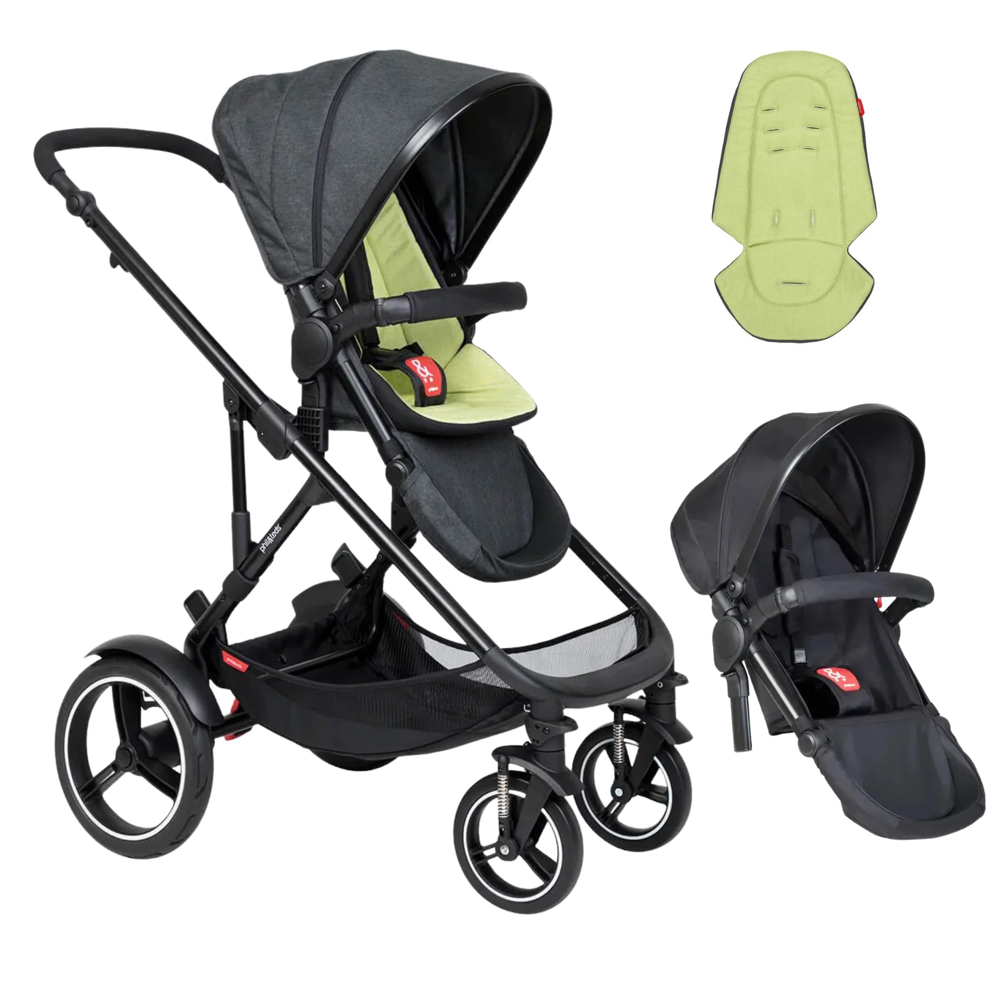 Phil&Teds Voyager modular 4-wheeler DOUBLE Stroller - Image 32