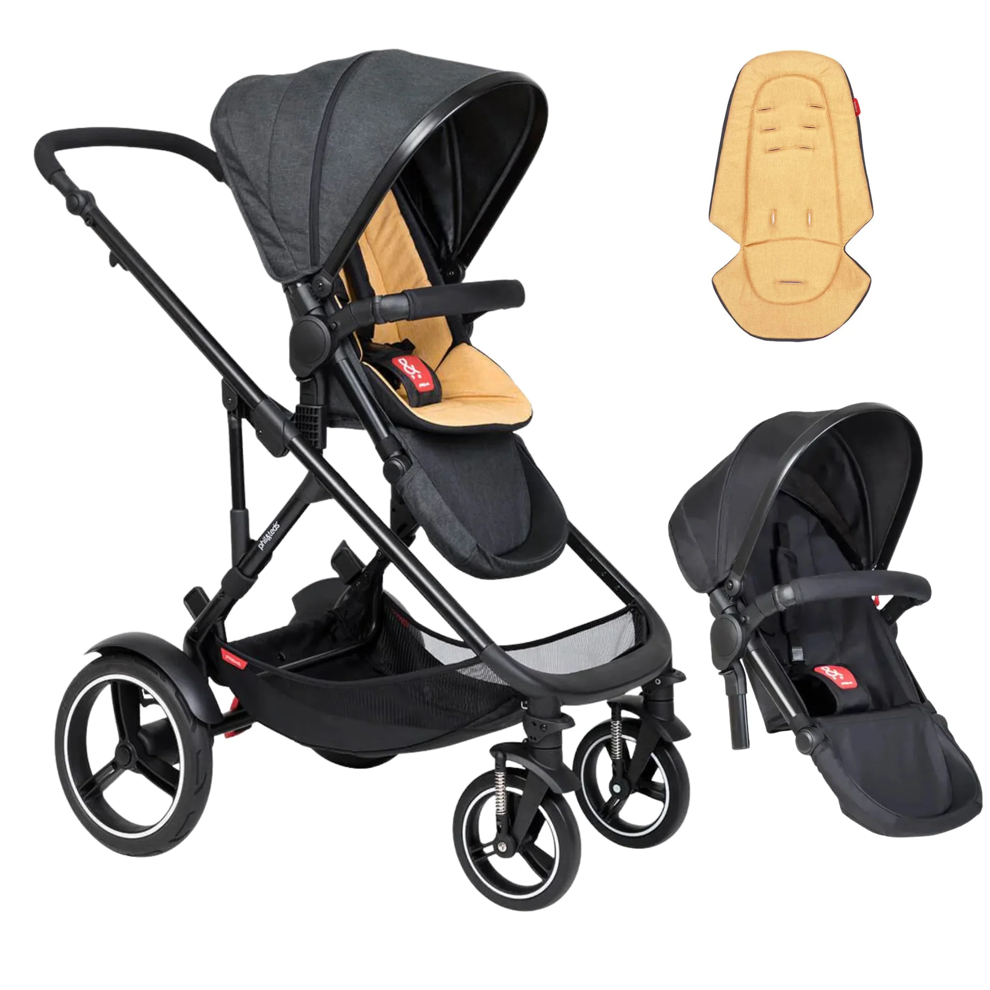 Phil&Teds Voyager modular 4-wheeler DOUBLE Stroller - Image 33