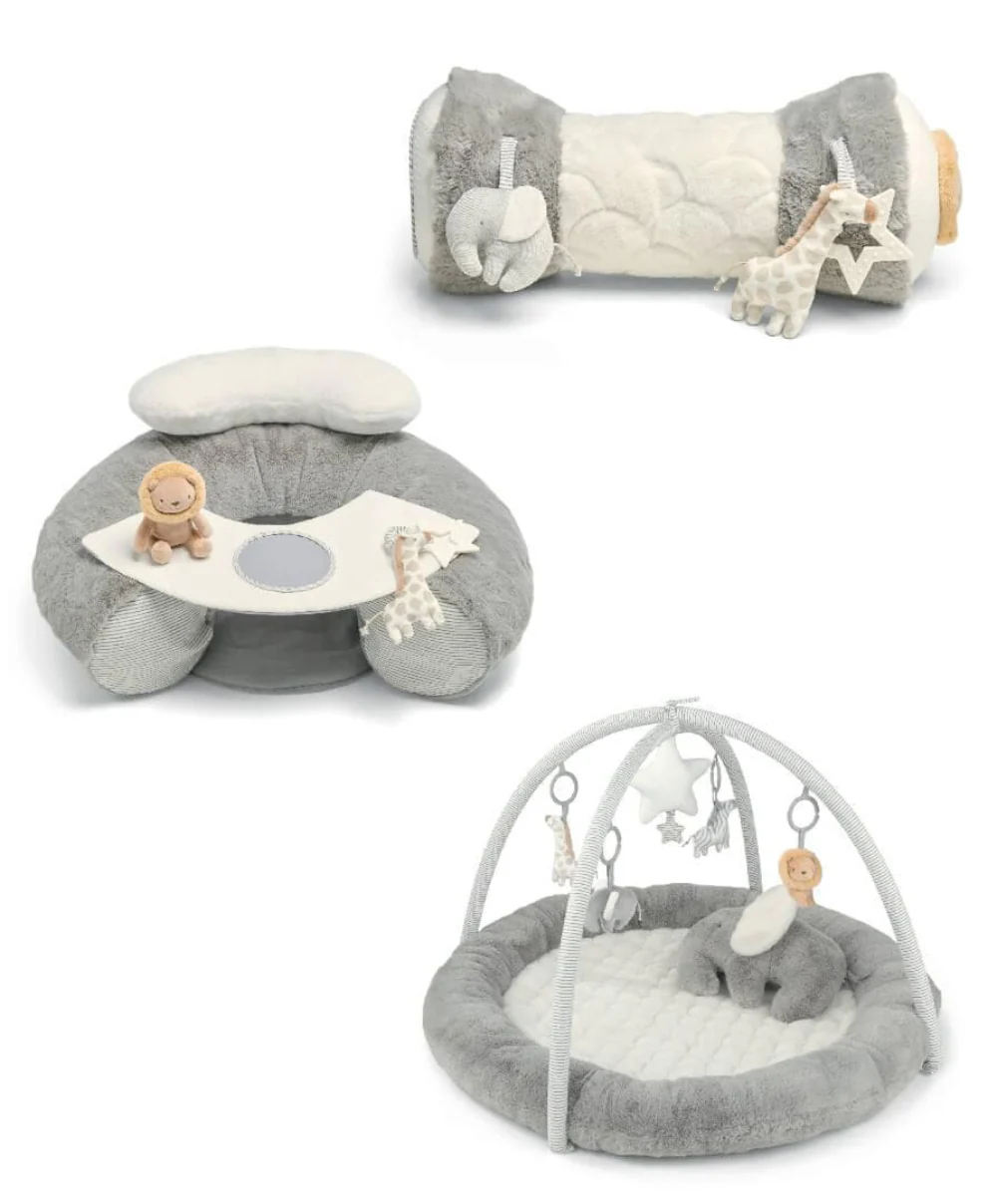 Mamas & Papas Playmat Bundle (3 Pieces) - Welcome to the World Grey - Image 9