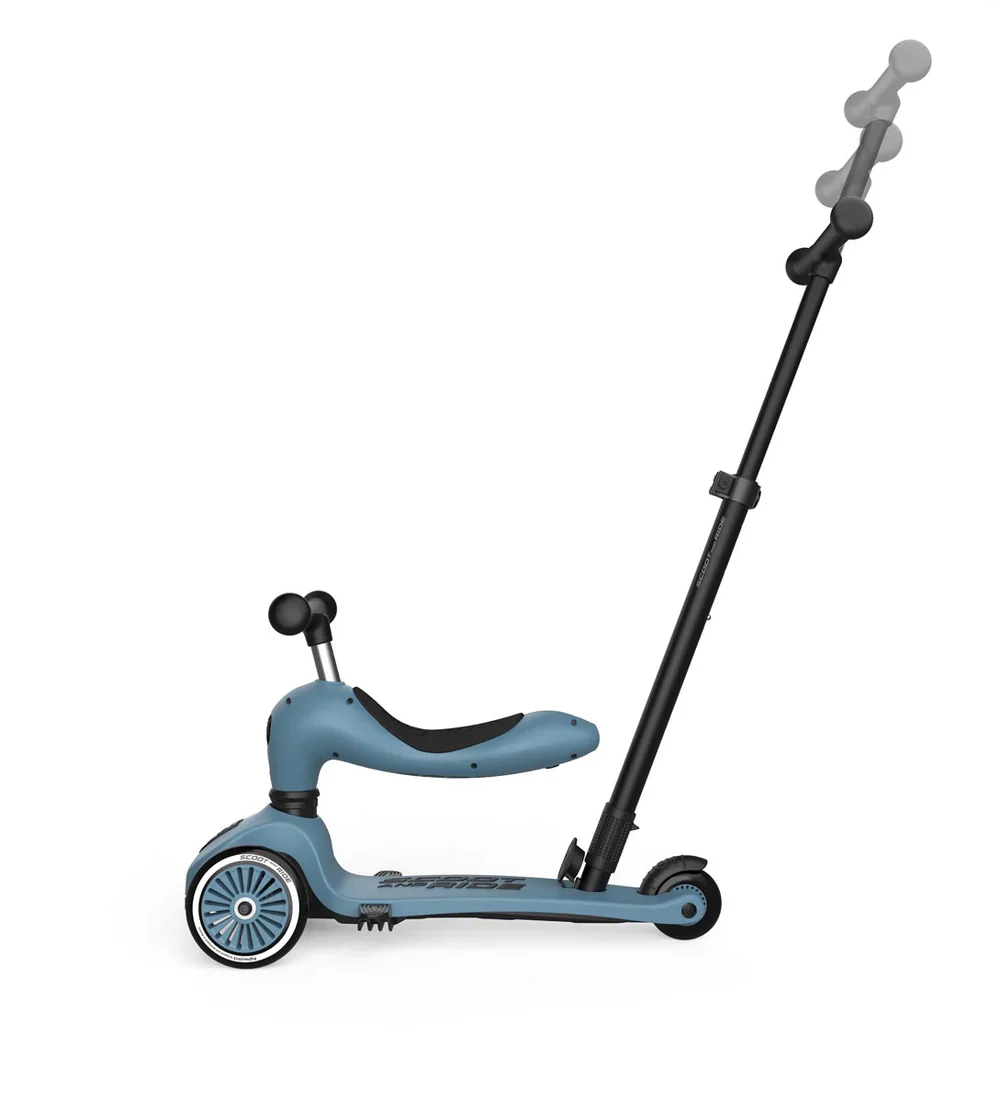 Scoot and Ride Highway Kick 1 Push and Go Steel - Image 3
