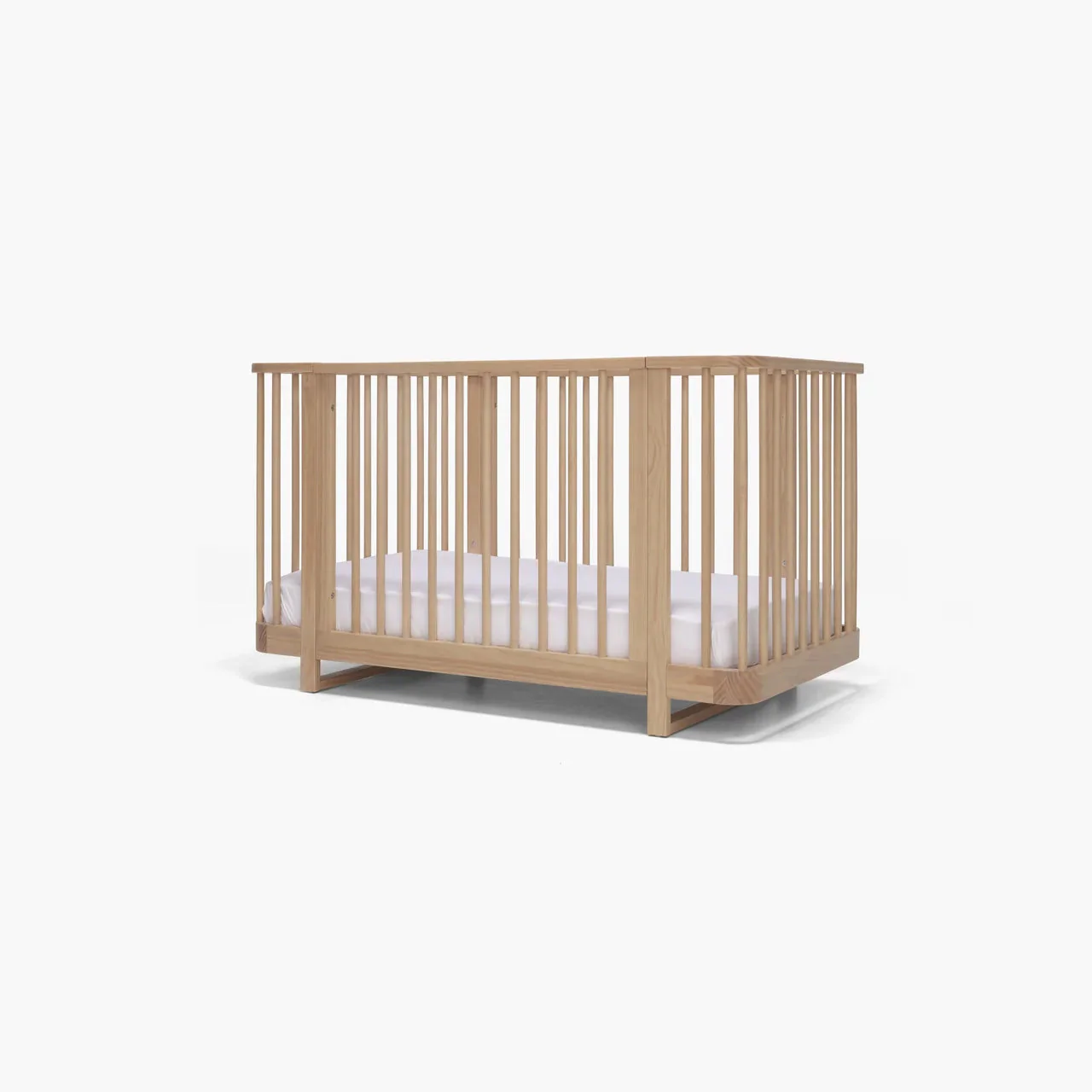Seena Pisa Cot & Mattress -Sandstone + Free Gift - Image 3