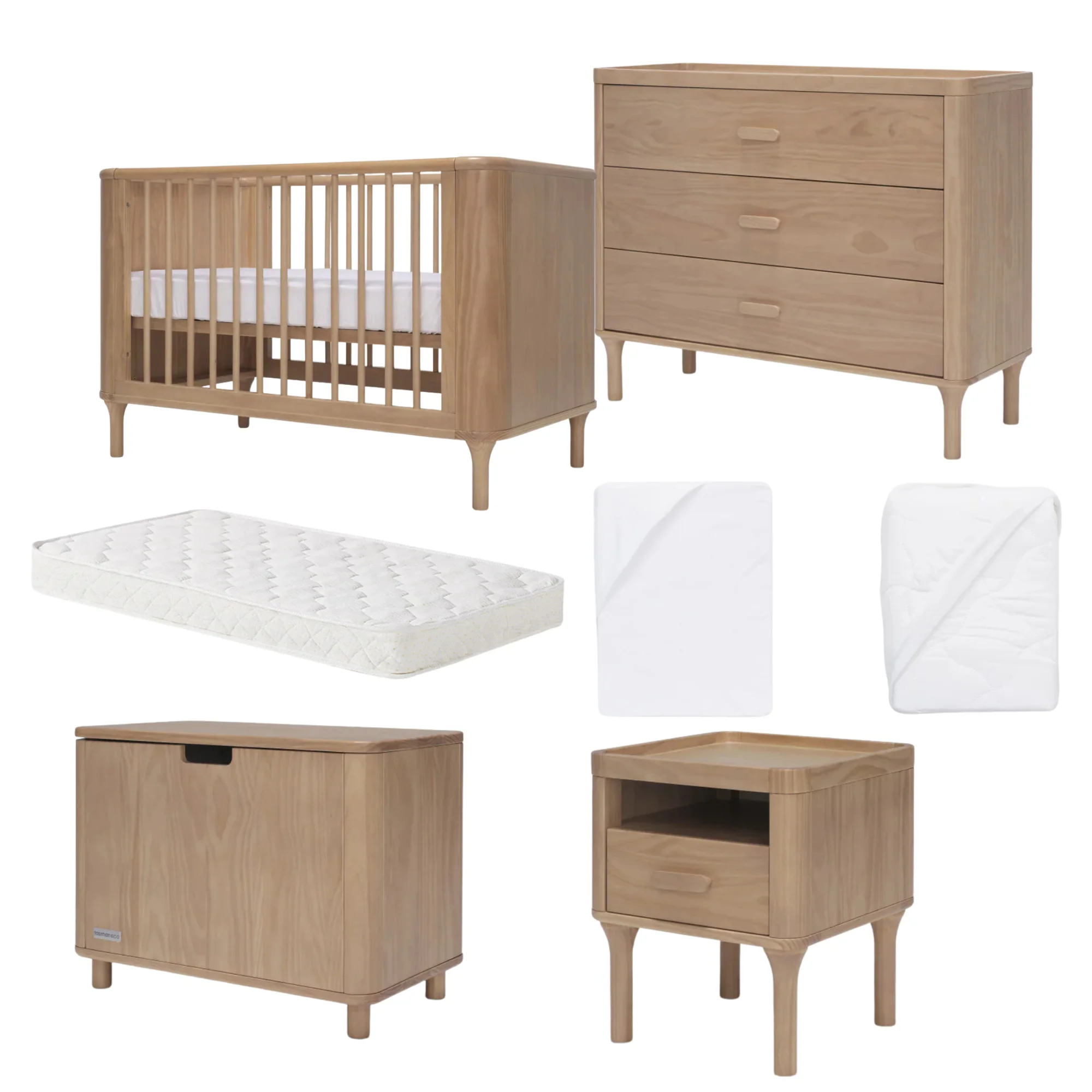Seena Willow Complete Nursery 7 PC Package + Free Gift - Image 21