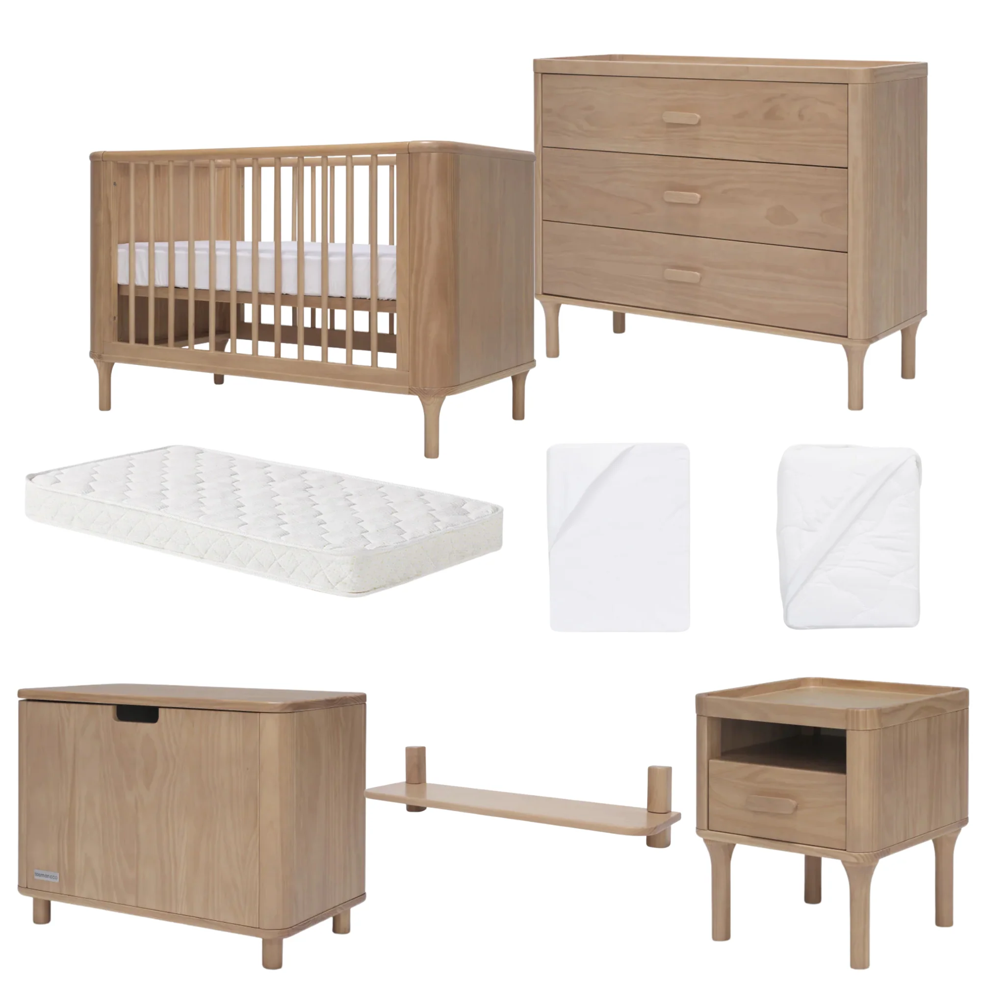 Seena Willow Complete Nursery 7 PC Package + Free Gift - Image 22