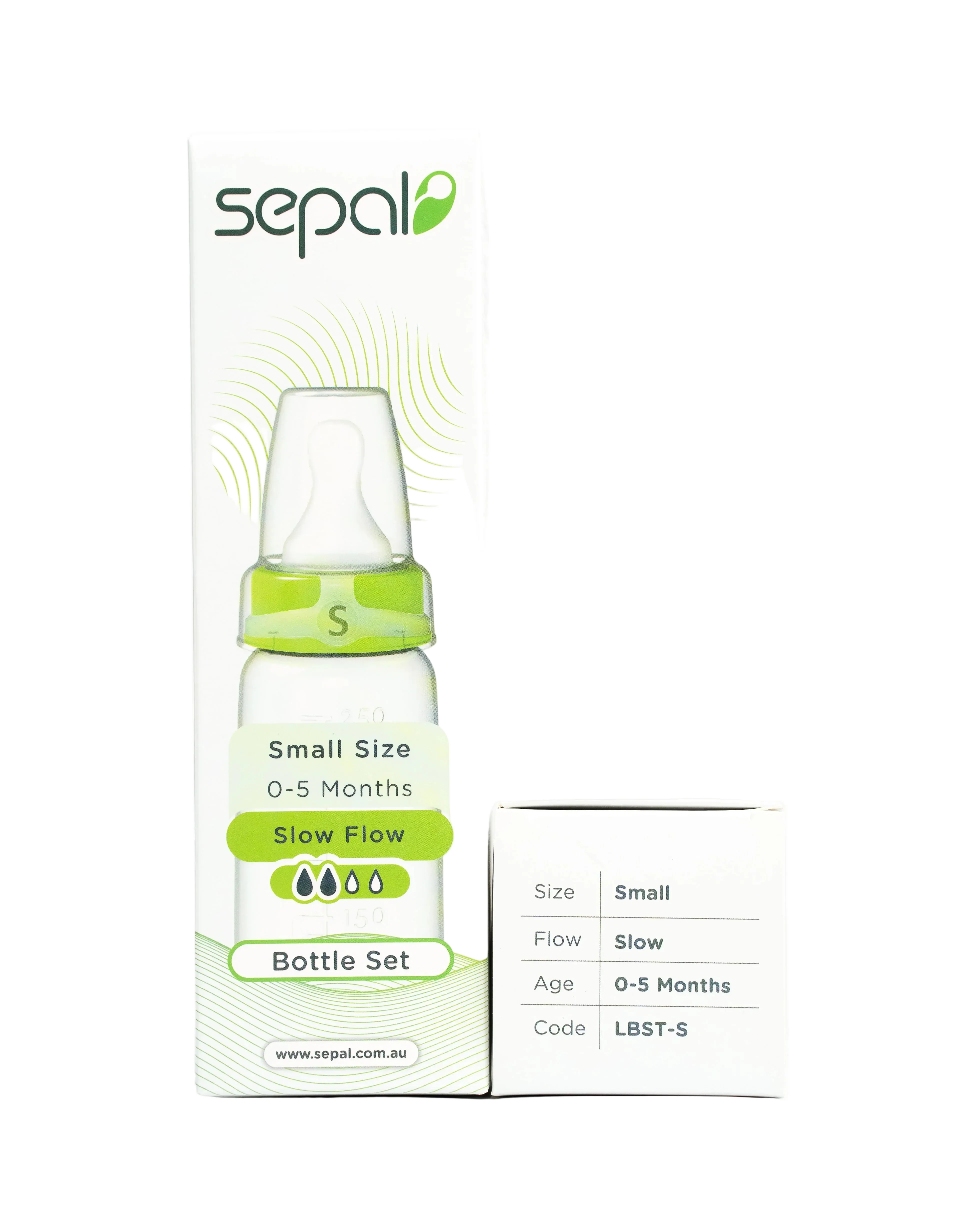 Sepal 250ml Bottle Set | Small Teat | Slow Flow