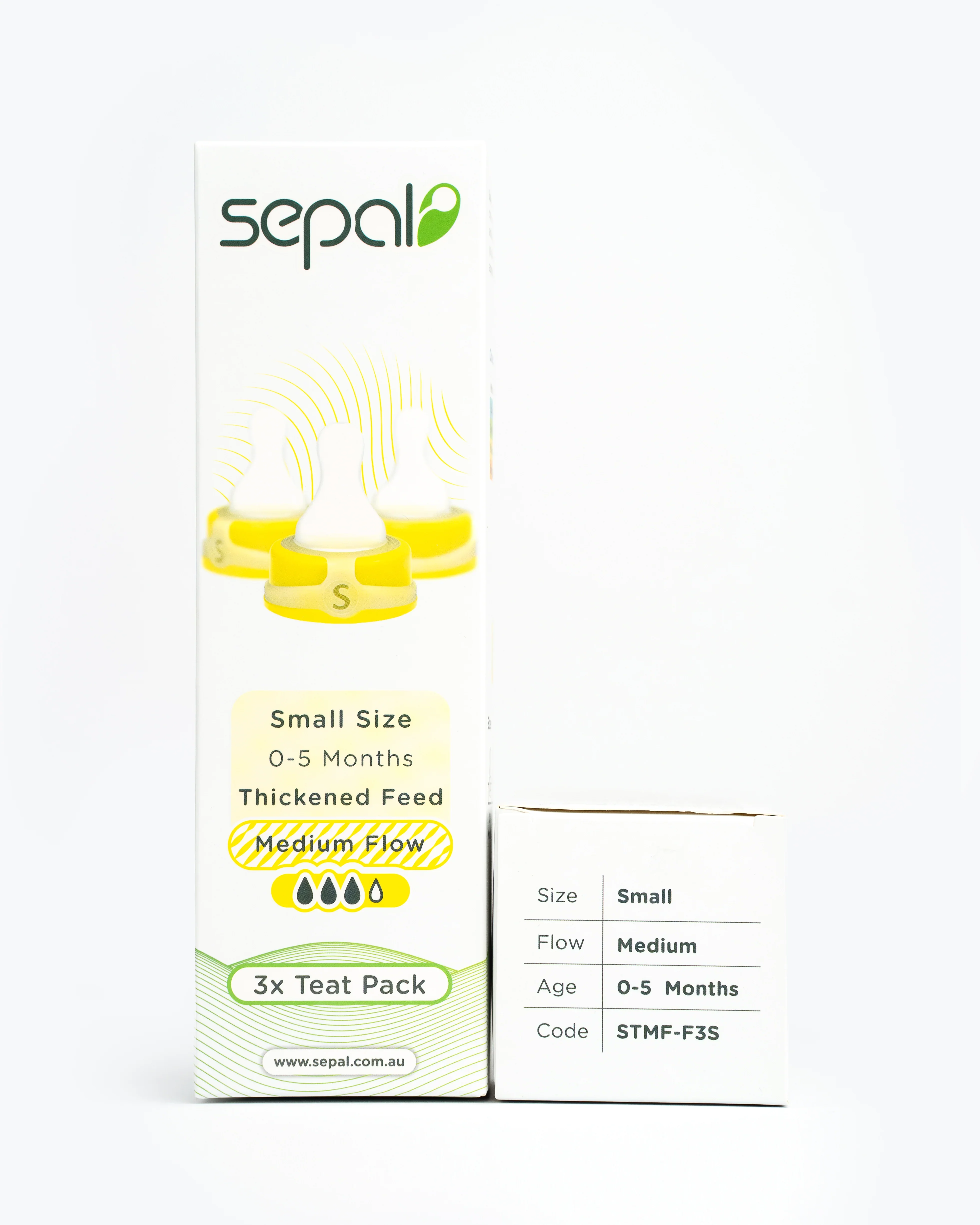 Sepal 3 Pack Teats | Small Teat | Medium Flow - Image 3