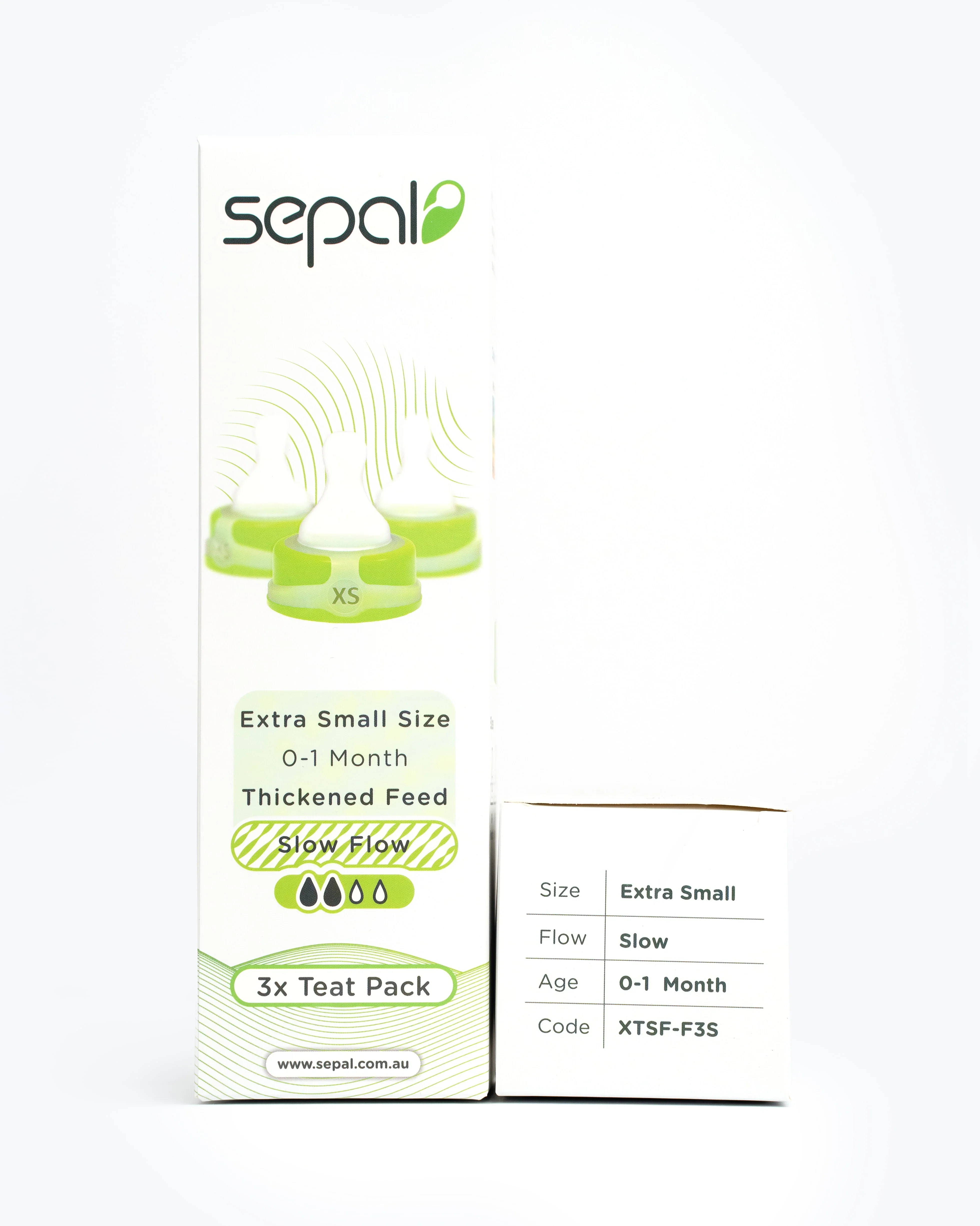 Sepal 3 Pack Teats | Extra Small Teat | Slow Flow - Image 3