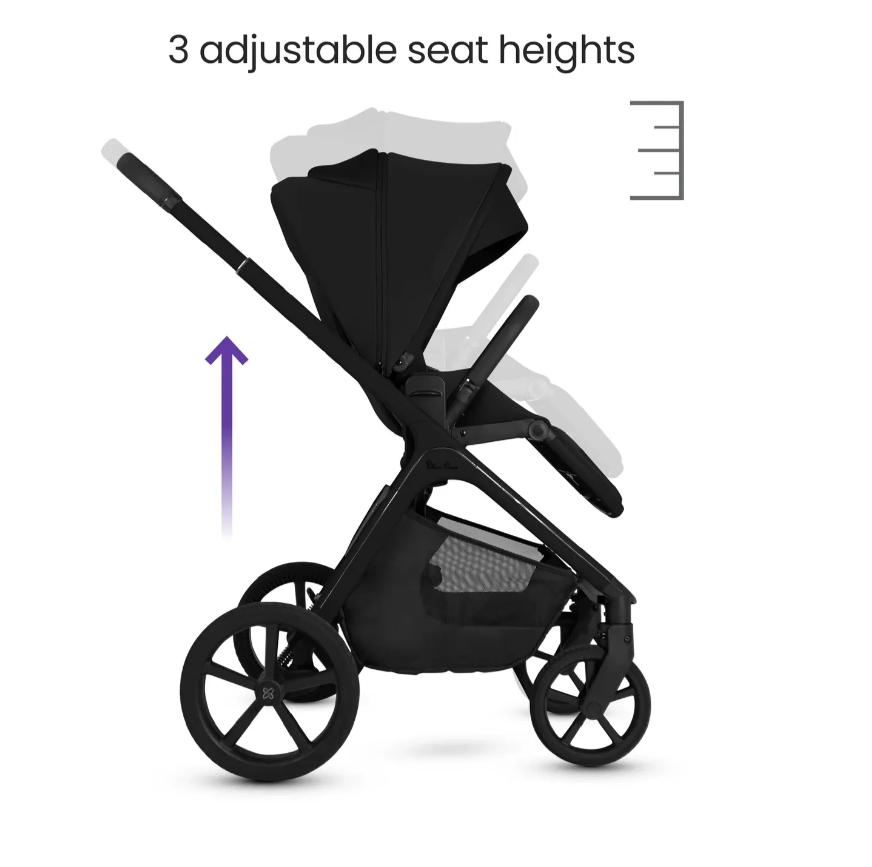 Silvercross Cove Onyx with Carrycot (6 Piece) FREE Phone Holder - Image 10