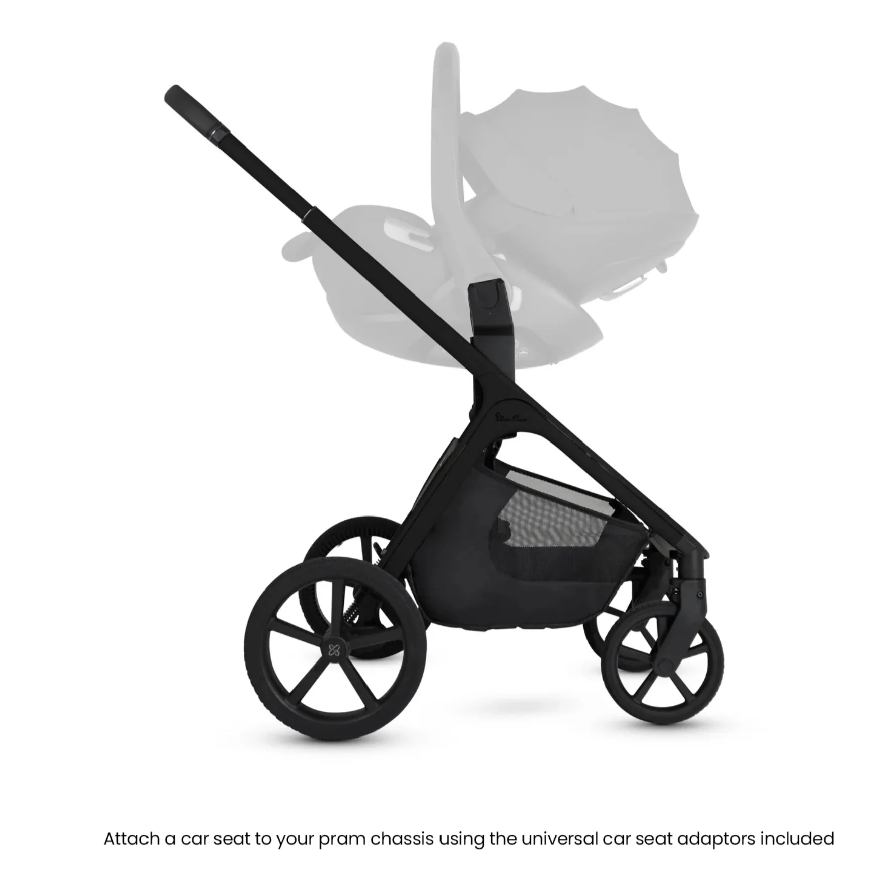 Silvercross Cove Onyx with Carrycot (6 Piece) FREE Phone Holder - Image 6