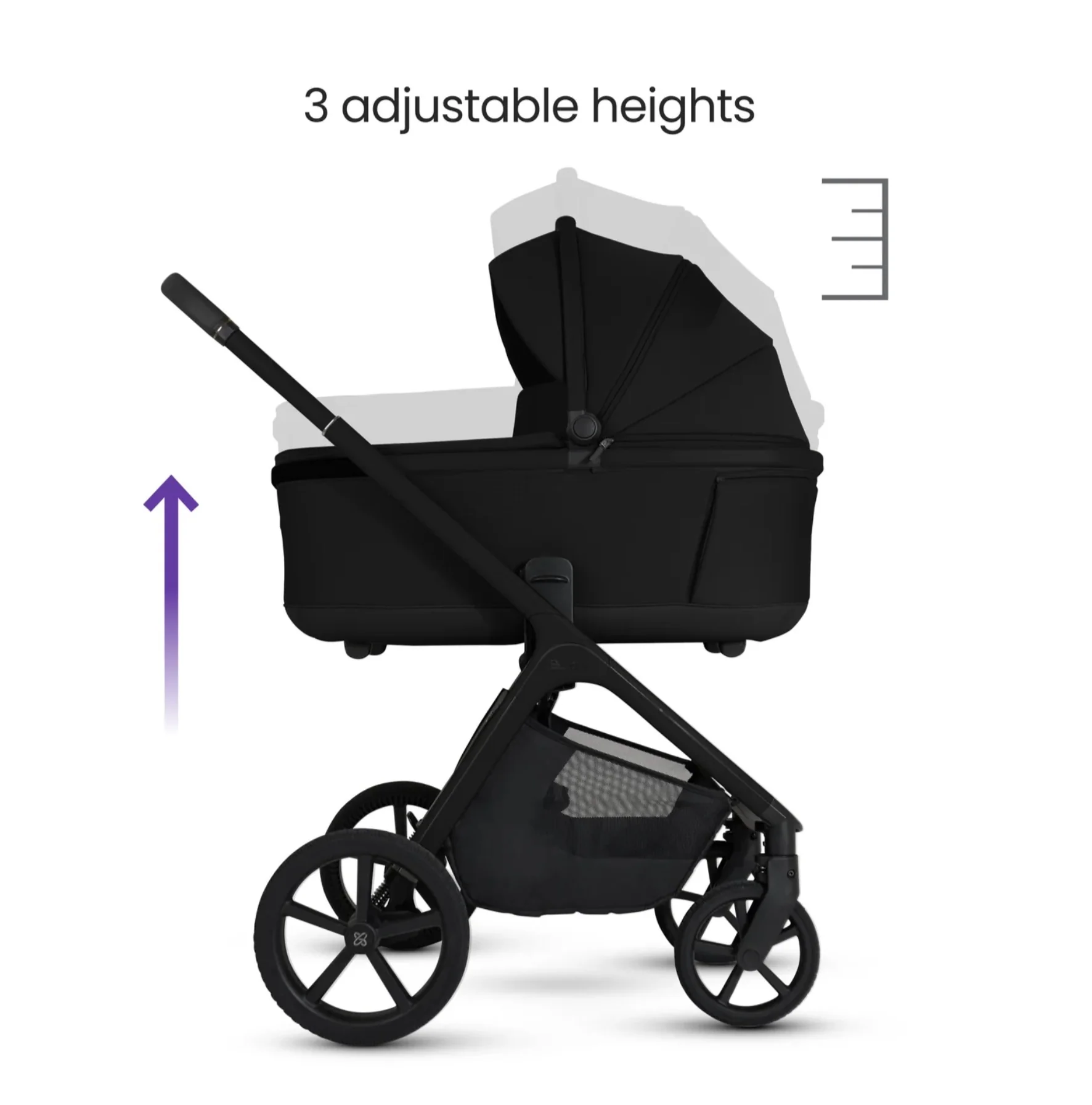 Silvercross Cove Onyx with Carrycot (6 Piece) FREE Phone Holder - Image 8
