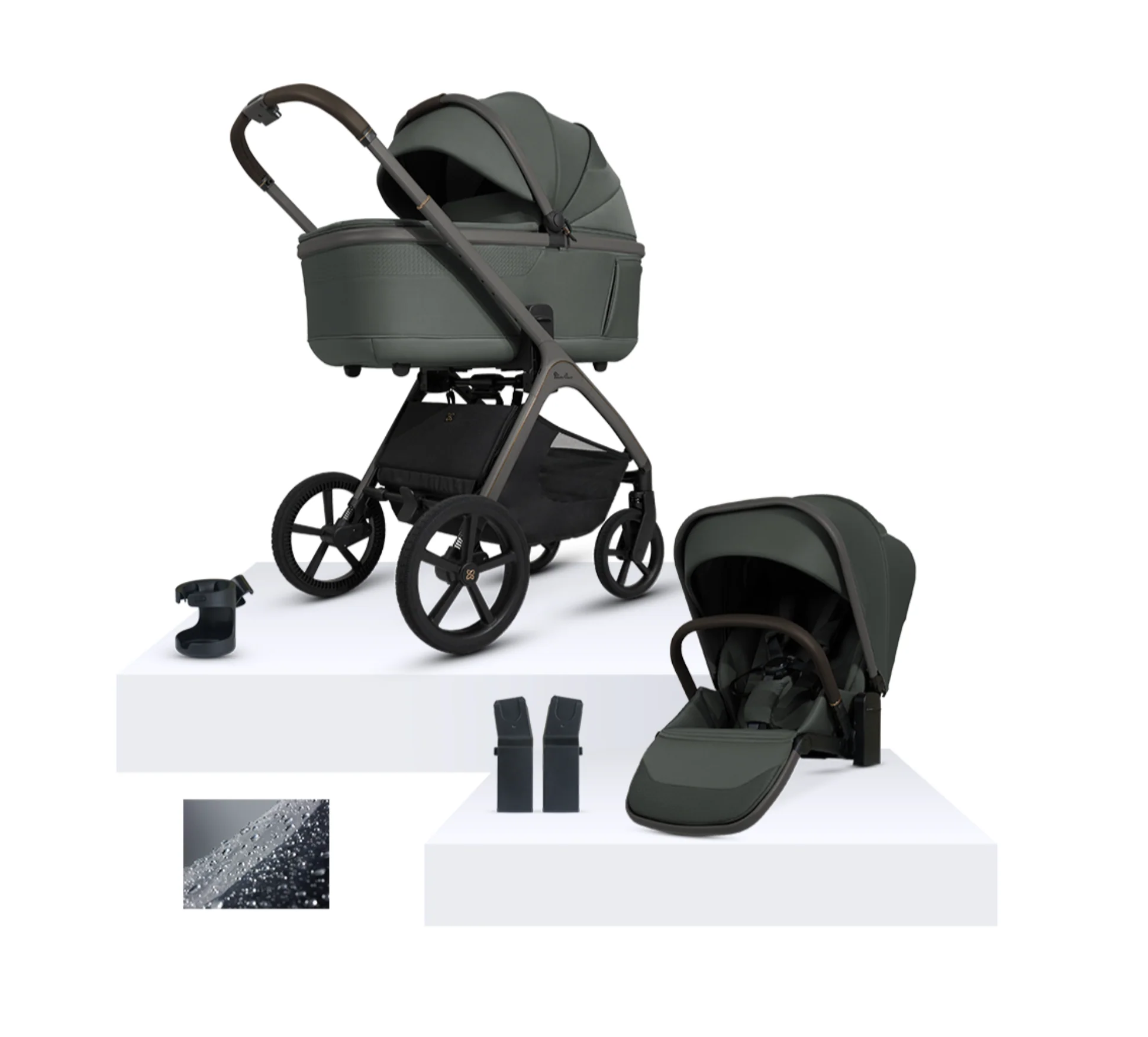 Silvercross Cove Pewter with Carrycot (6 Piece) FREE Phone Holder - Image 4