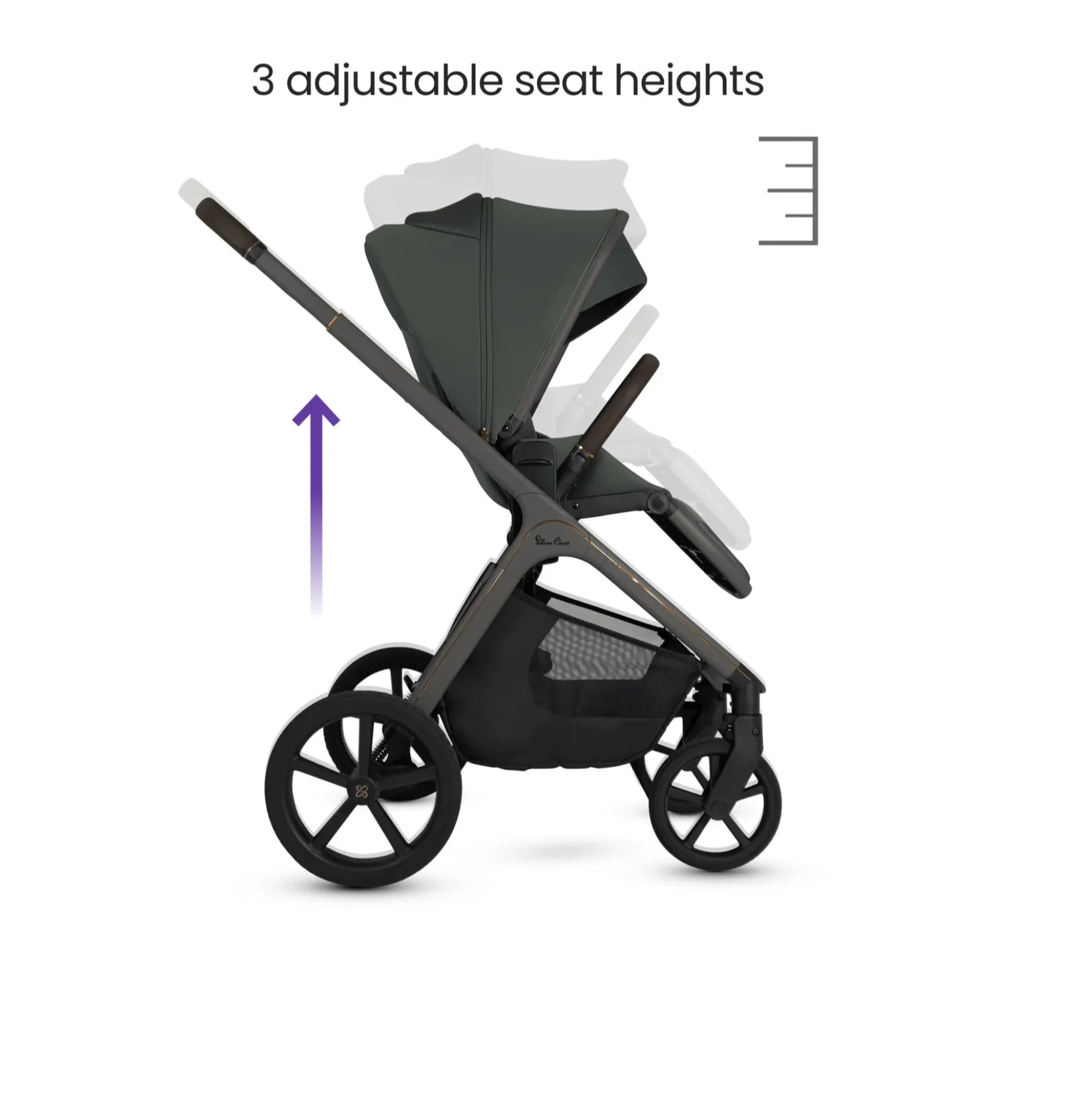 Silvercross Cove Pewter with Carrycot (6 Piece) FREE Phone Holder - Image 5