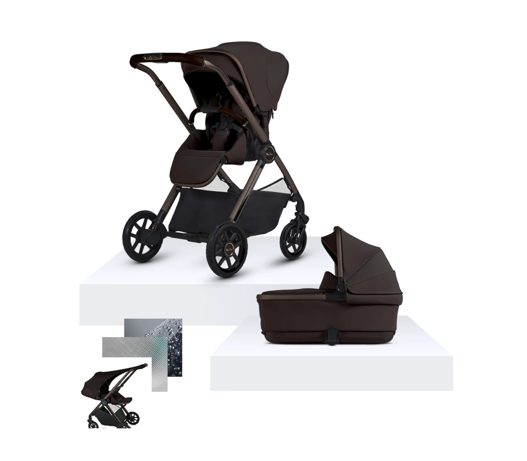 Silvercross Reef 2 Special Edition Ganache with Carrycot (6 Piece) | FREE Phone holder - Image 2