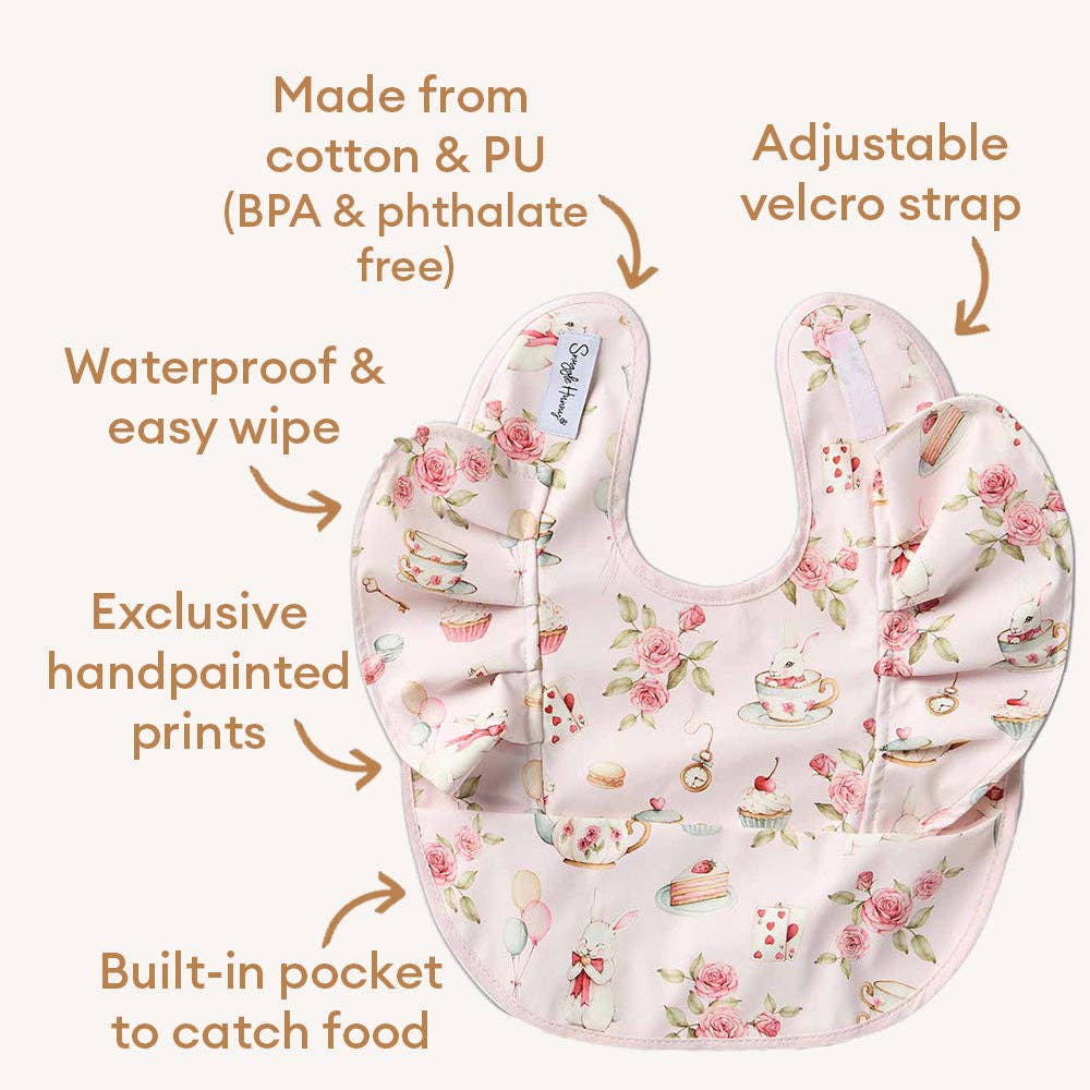 Snuggle Hunny - Alice’s Tea Party Frill Snuggle Bib - Image 4