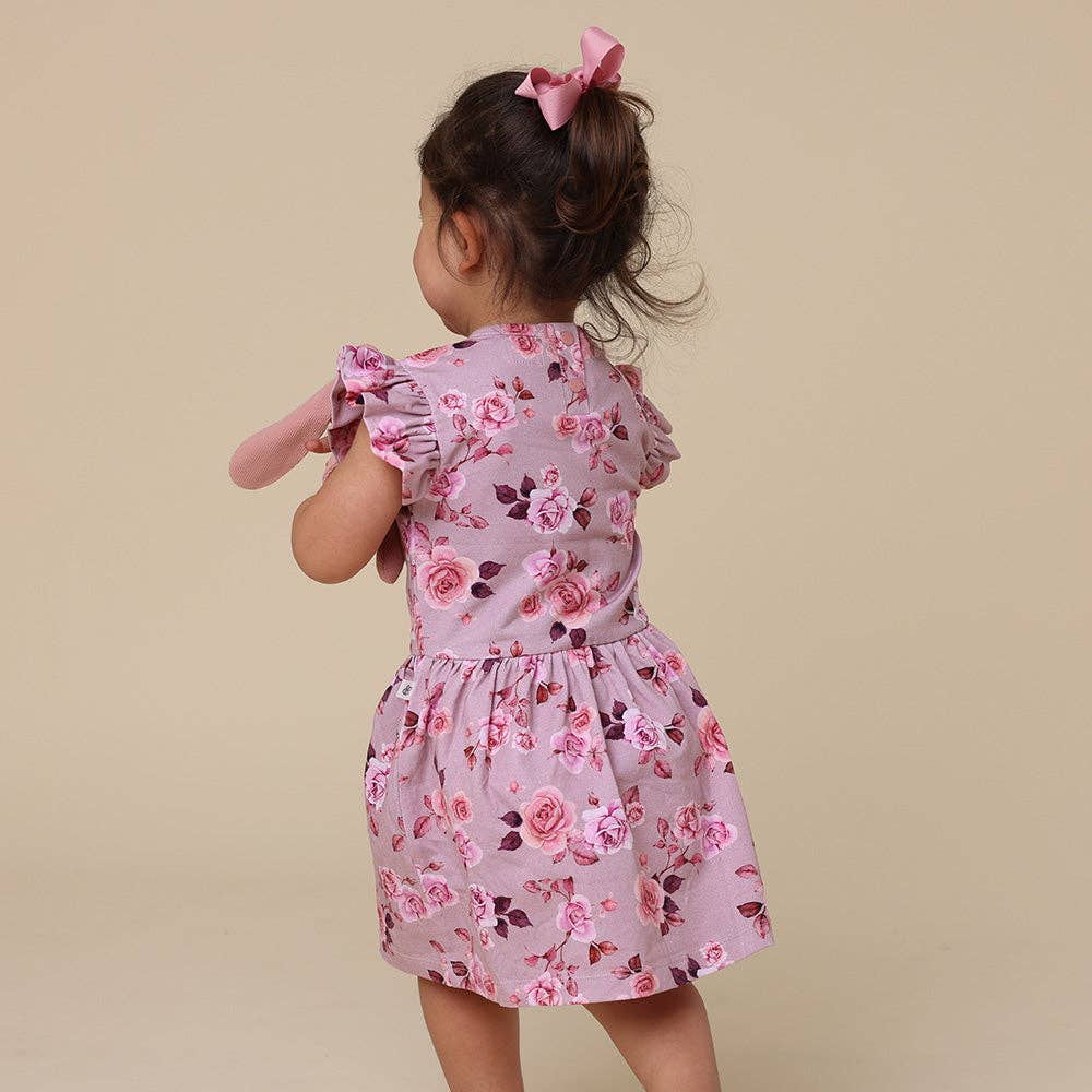 Snuggle Hunny - Blossom Short Sleeve Organic Dress - 0-3 Months (000) - Image 8