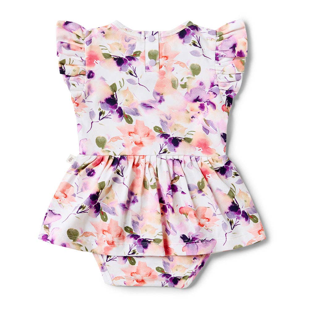 Snuggle Hunny - Blushing Beauty Short Sleeve Organic Dress - 3-6 Months (00) - Image 5