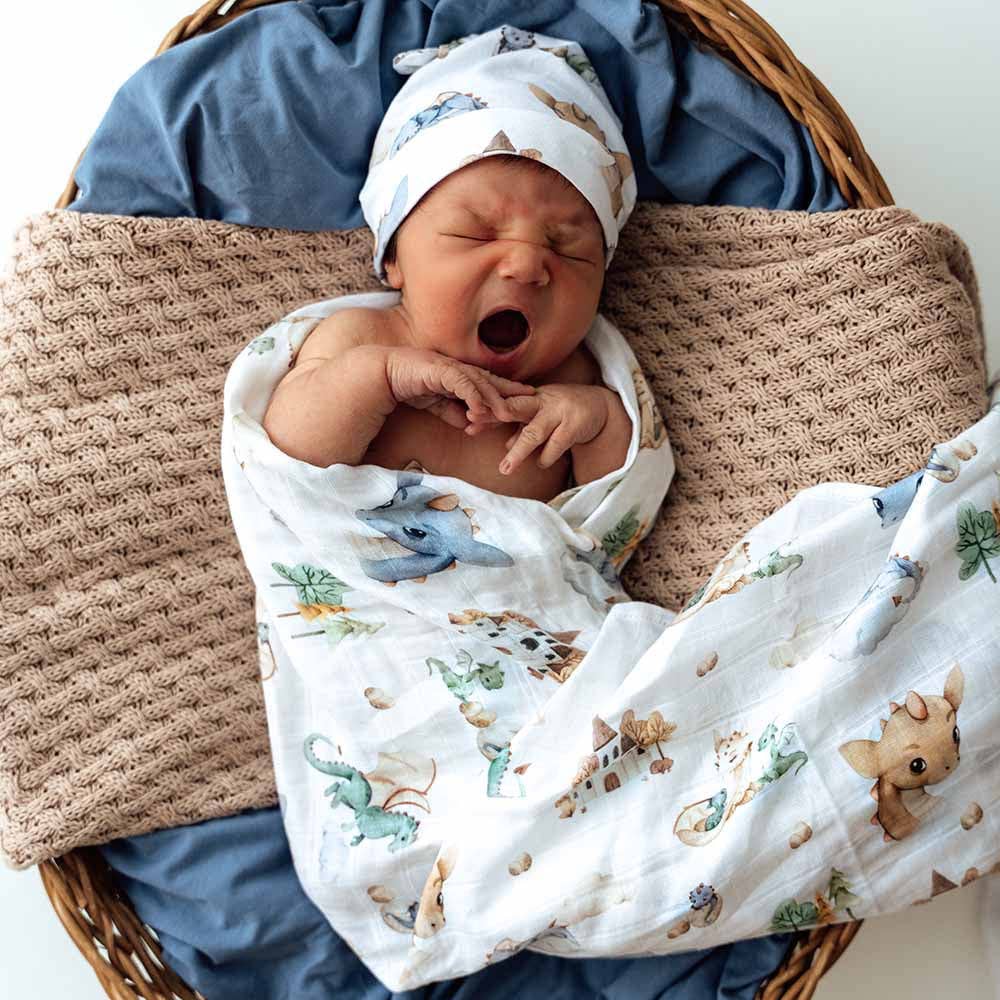 Snuggle Hunny - Dragon Organic Muslin Wrap - Image 2