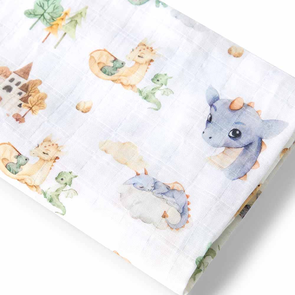 Snuggle Hunny - Dragon Organic Muslin Wrap - Image 3