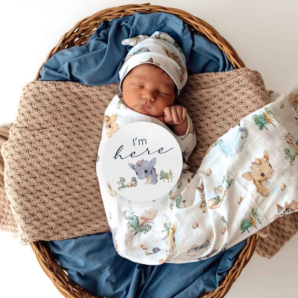 Snuggle Hunny - Dragon Organic Muslin Wrap - Image 4