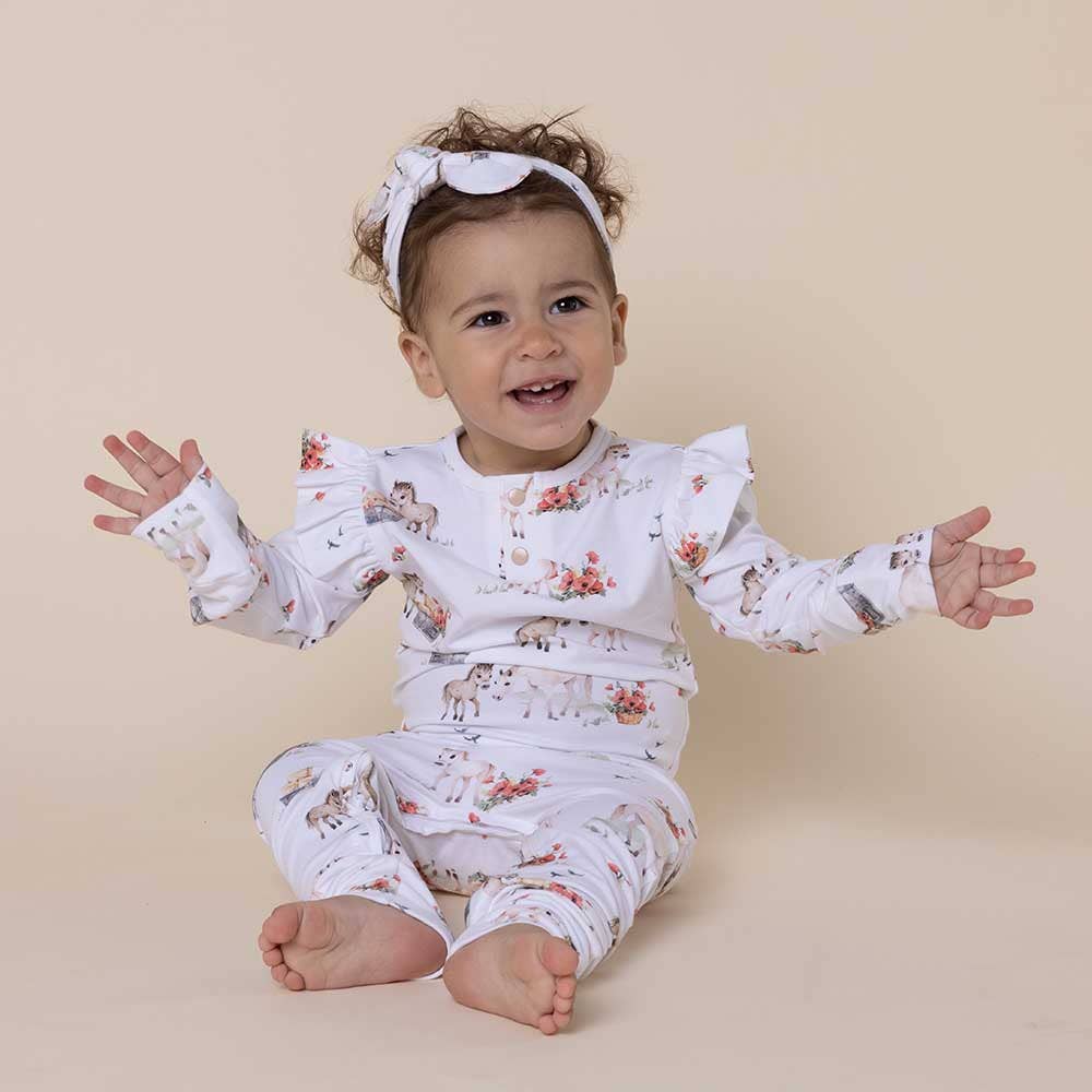 Snuggle Hunny Pony Pals Organic Growsuit - Image 5