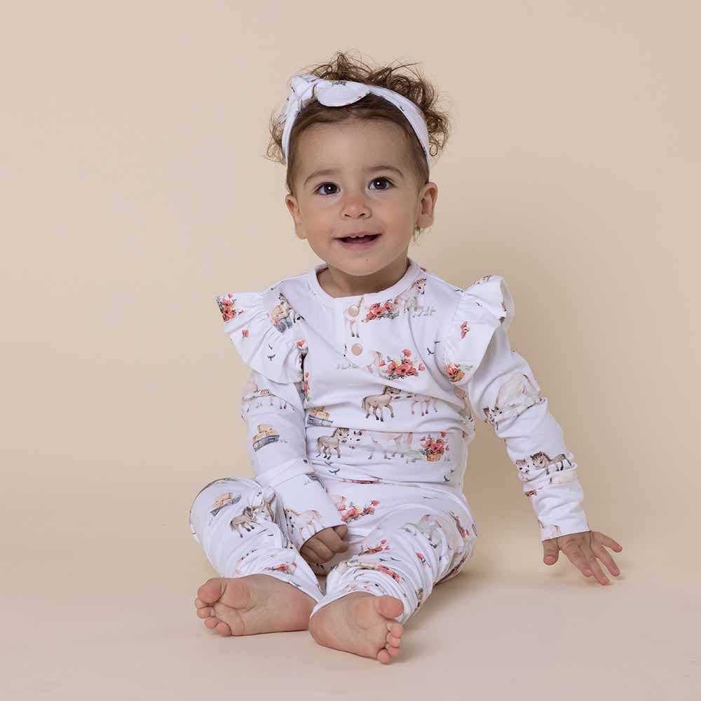 Snuggle Hunny Pony Pals Organic Growsuit - Image 6