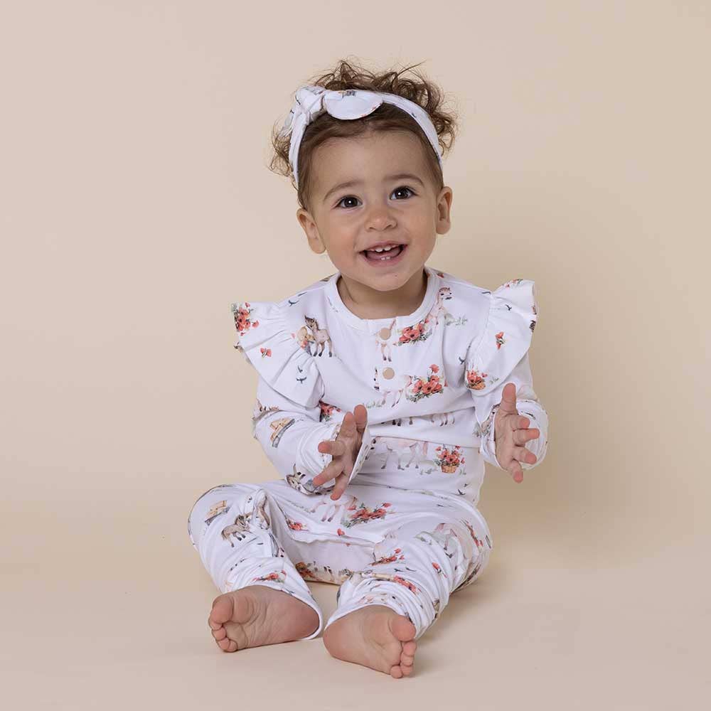 Snuggle Hunny Pony Pals Organic Growsuit - Image 9