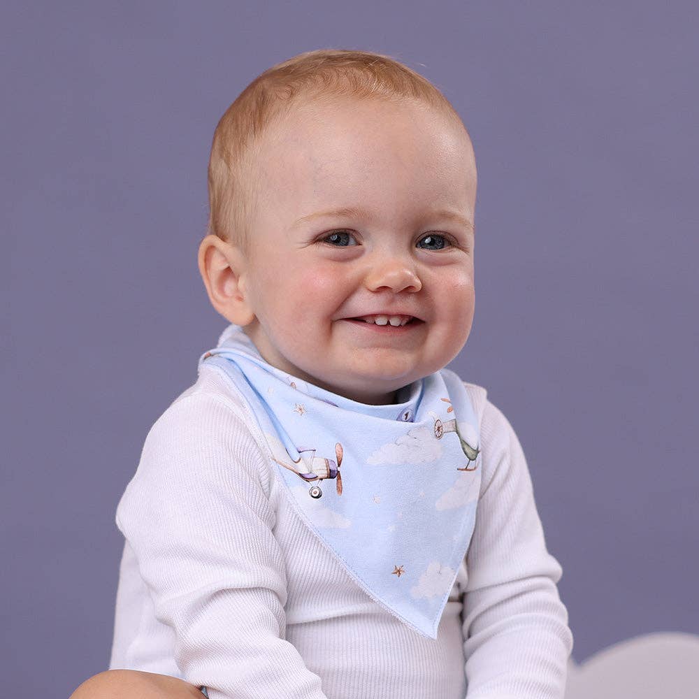 Snuggle Hunny - Taking Flight Organic Dribble Bib - Image 3